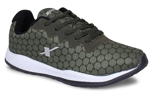 Sparx Men's Olive Black Running Shoes 