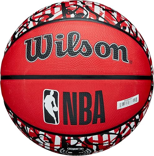 Miniatura 7 de Wilson NBA Team Balones de baloncesto con diseño de grafiti - Talla 7 - 29.5