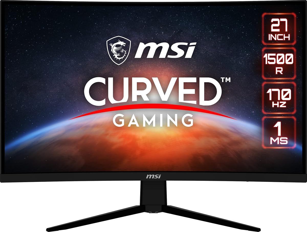 G273CQ, monitor para juegos de 27", 2560 x 1440 (QHD), VA, 170Hz, FreeSync Premium, HDR Ready, HDMI, Displayport, Tilt