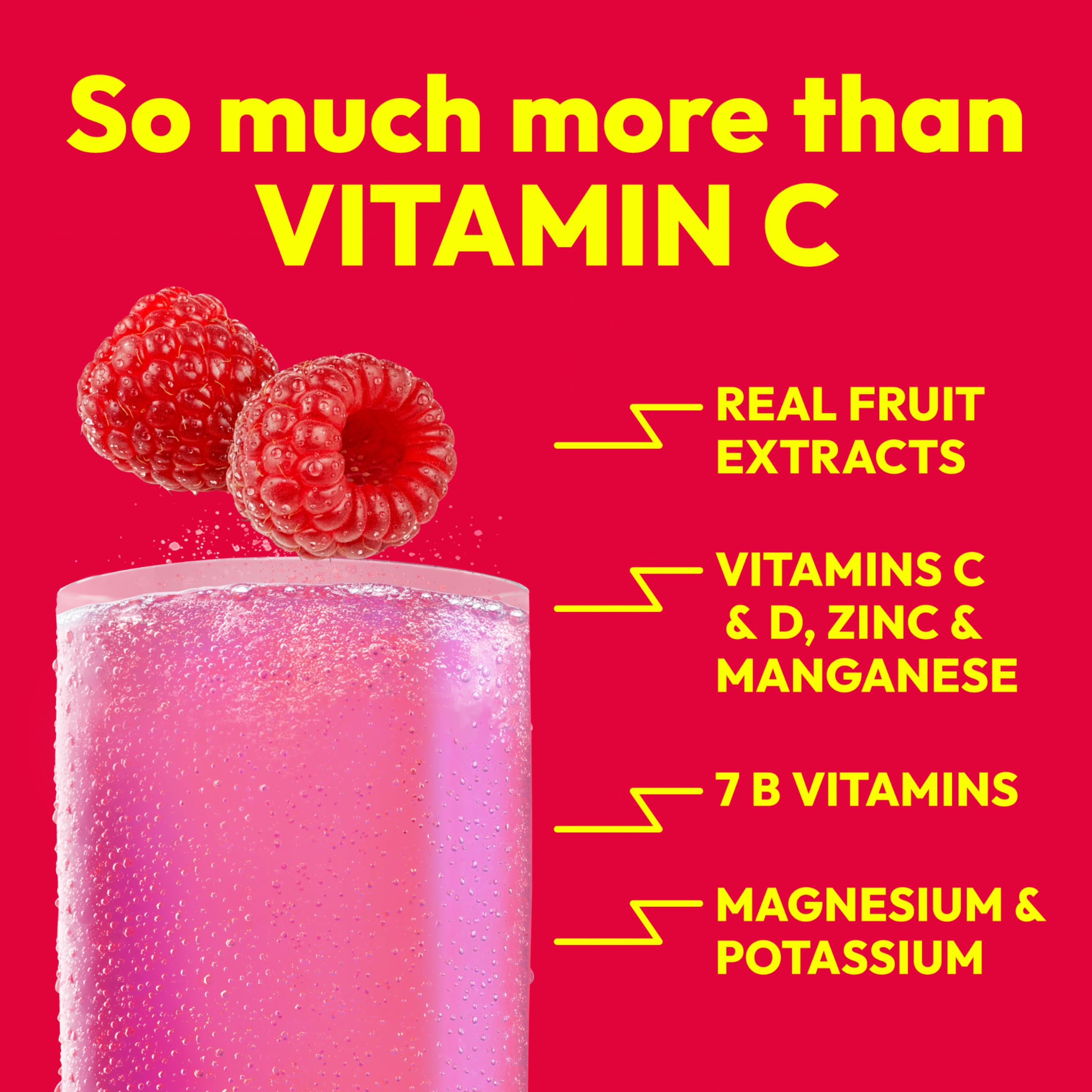 Emergen-C Vitamin C 1000mg Immune Support Powder, Raspberry, 30 Packets — Amazon image 3