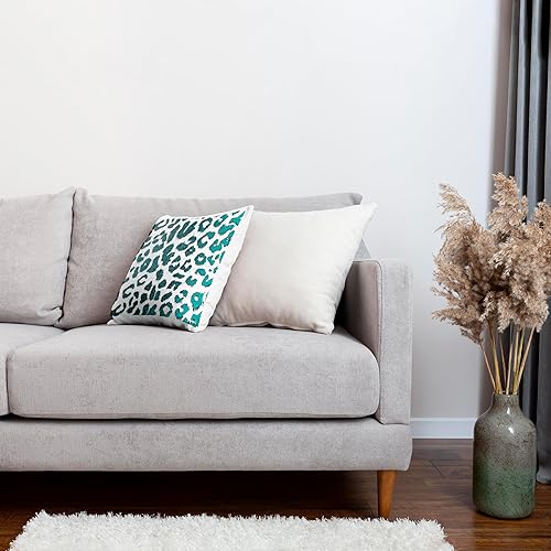 Miniatura 4 de Funda de almohada de diseño de moda con estampado de leopardo y diseño de estampado de leopardo, 16 x 16 pulgadas