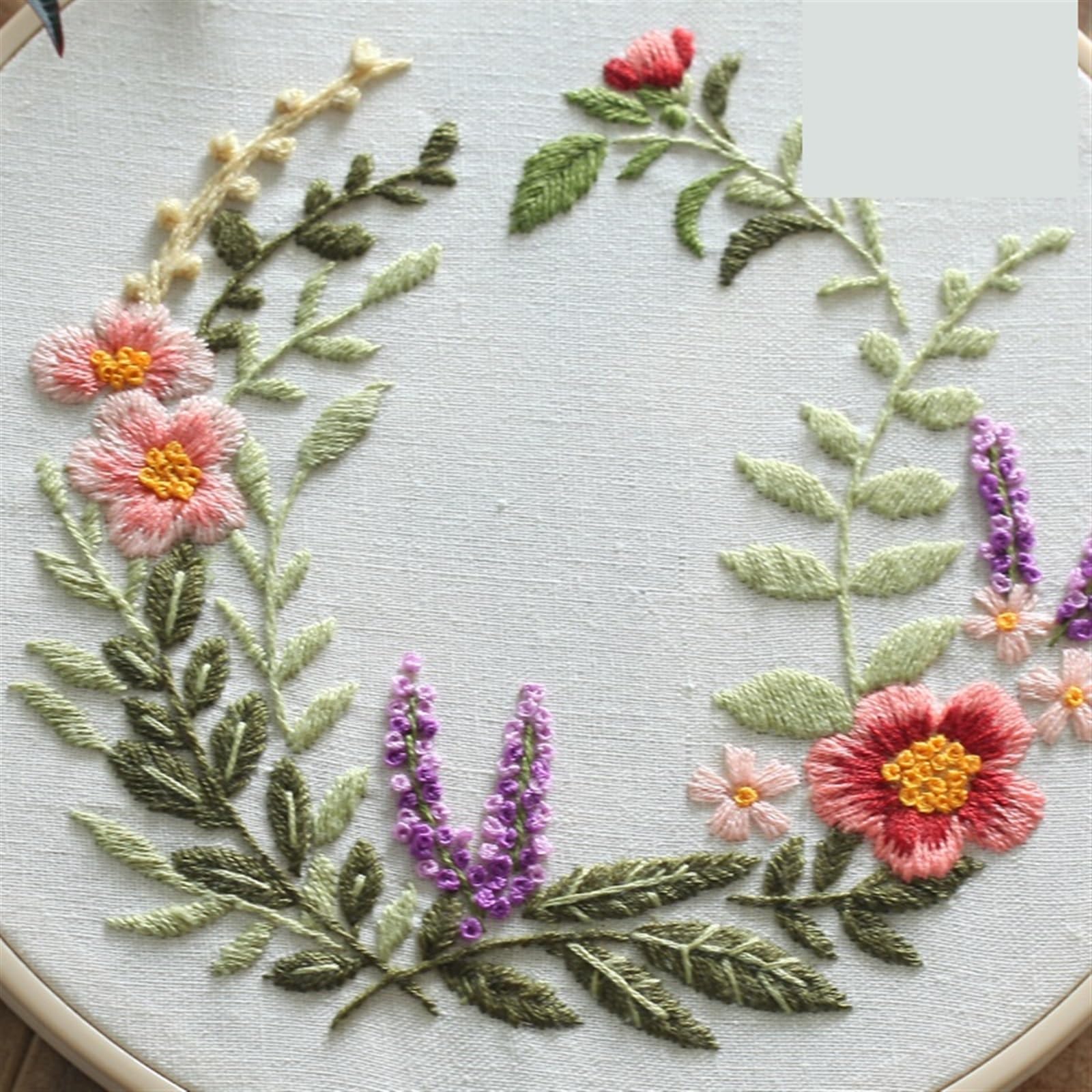 haft, Zestaw do haftowania, zestaw startowy haftu stemplowanego DIY(Color 01)