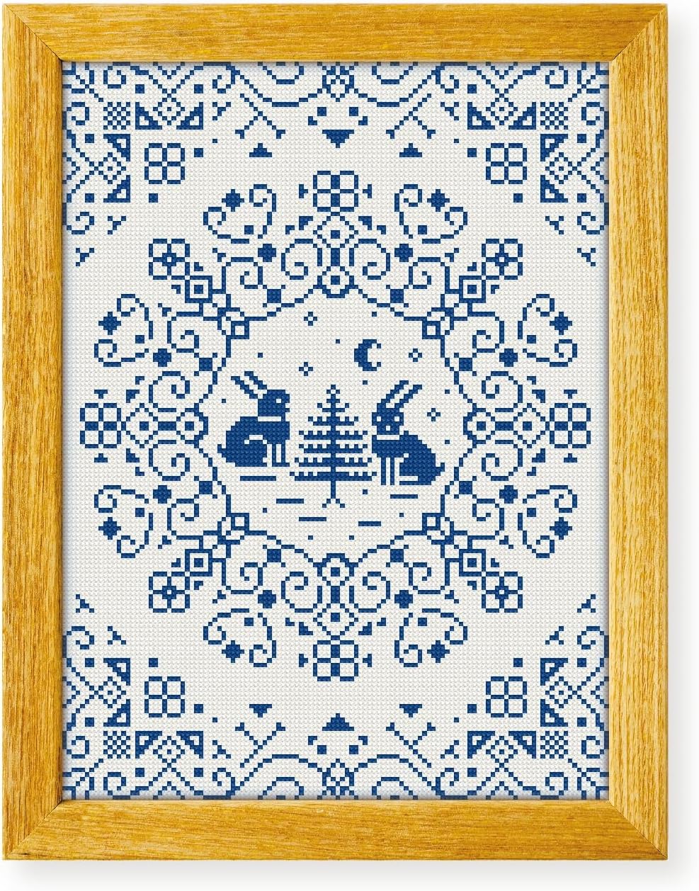 Awesome Pattern Studio Monochrome Christmas Night DS2021, Diamond Painting Kit, Diamond Art Kits for Adults, Full Drill 5D Diamond Dots Kits. All Items Included.