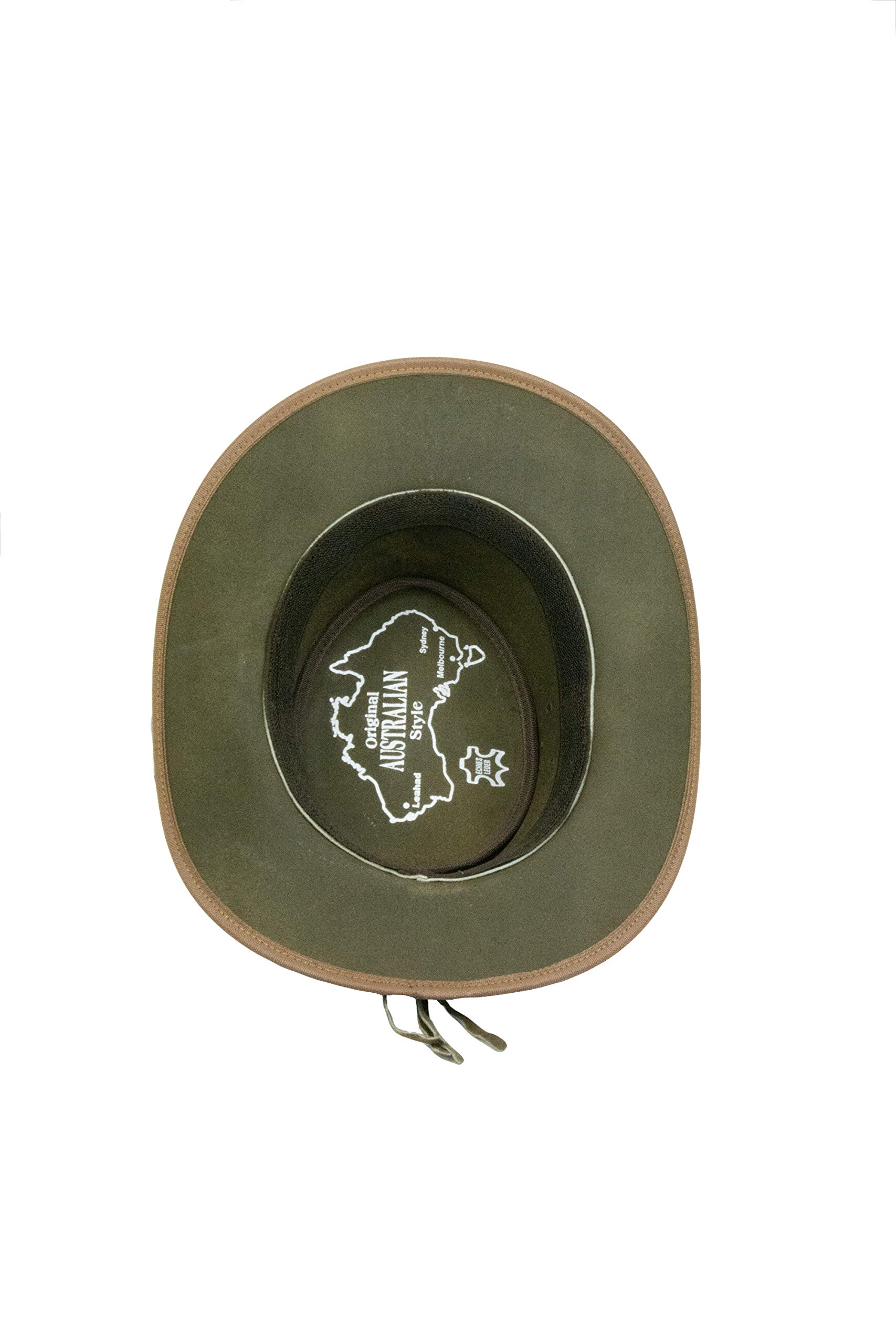Black Jungle - Cappello in pelle Bulat, cappello australiano, stile cowboy