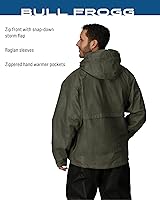 Vista 3 de Frogg Toggs Chaqueta impermeable Bull Frogg, color piedra, talla S