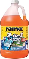 Rain-X 2-in-1 All-Season Windshield Washer Fluid (-25°F) with Water-Beading Technology, 128 oz