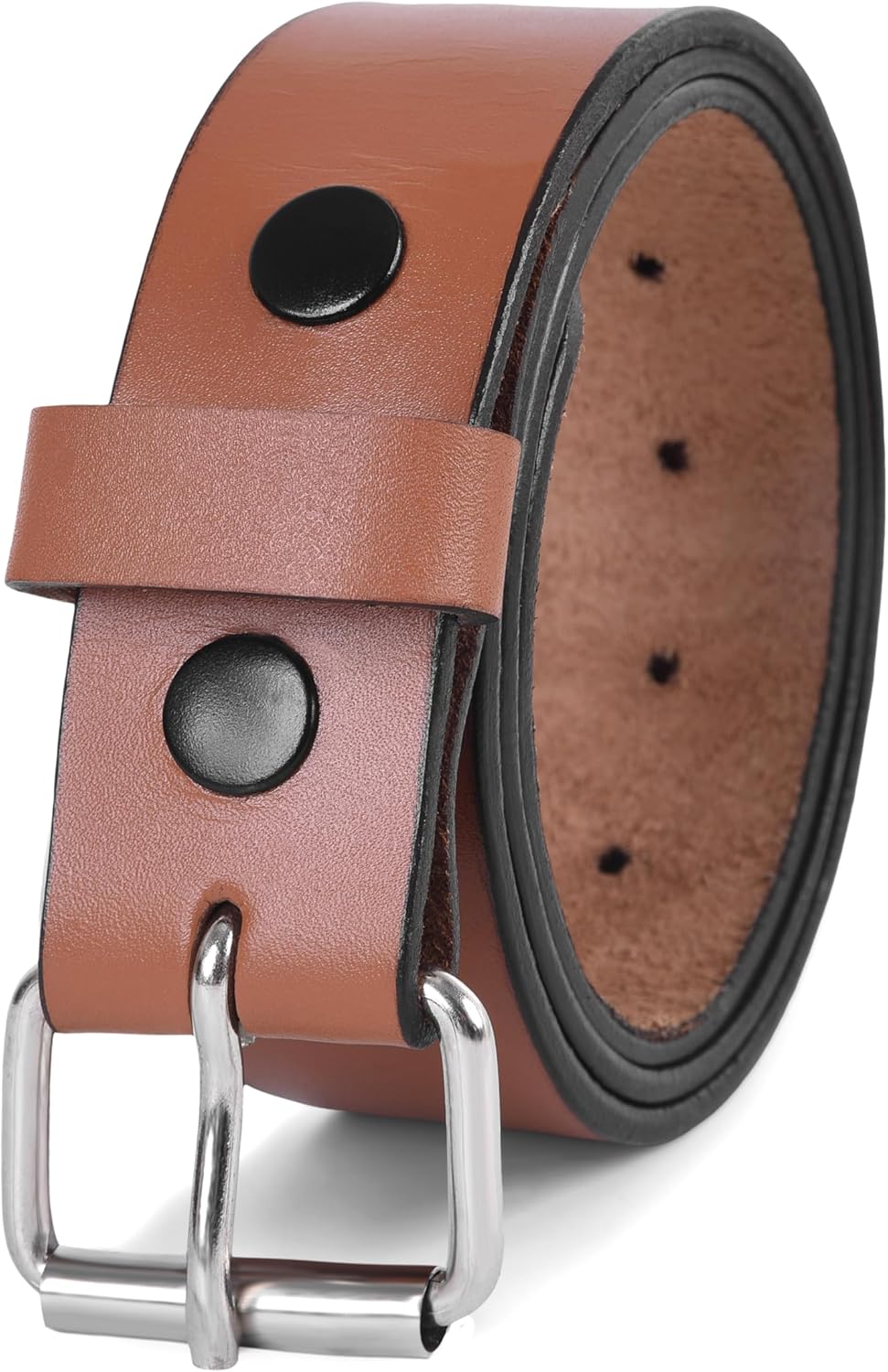 PBF Leather Gun Belt for Men - 1.5" Concealed Carry Belt - Heavy Duty & Durable