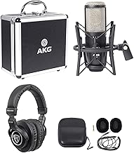 AKG P420 Studio Condenser Recording Podcasting Microphone Mic+Case+Headphones - coolthings.us