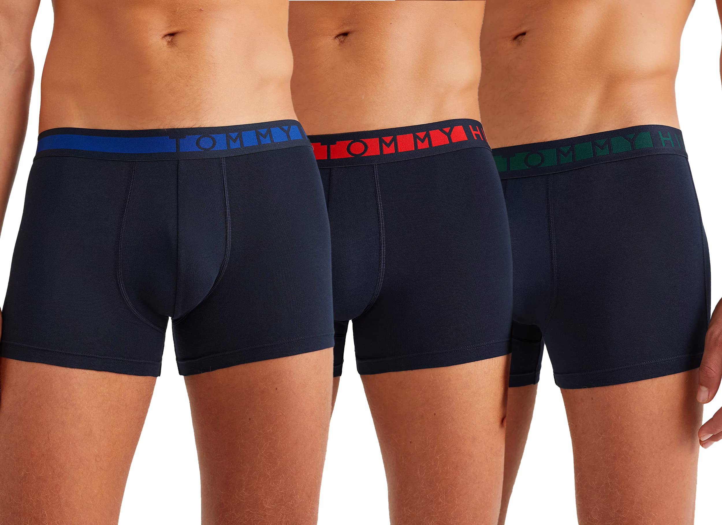 Tommy Hilfiger Herren 3er Pack Boxershorts Trunks Unterwäsche