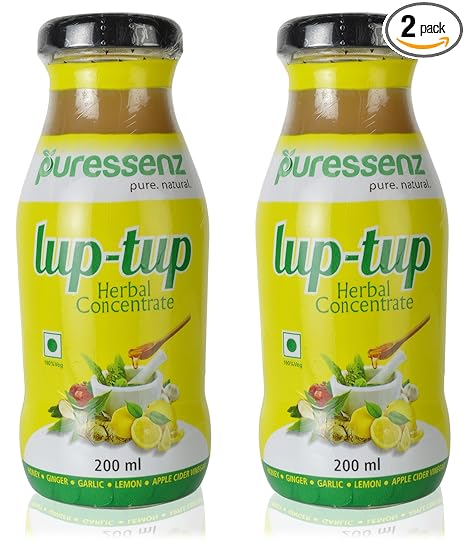 Puressenz Lup-Tup with Apple Cider Vinegar - 200 ml (Pack of 2)