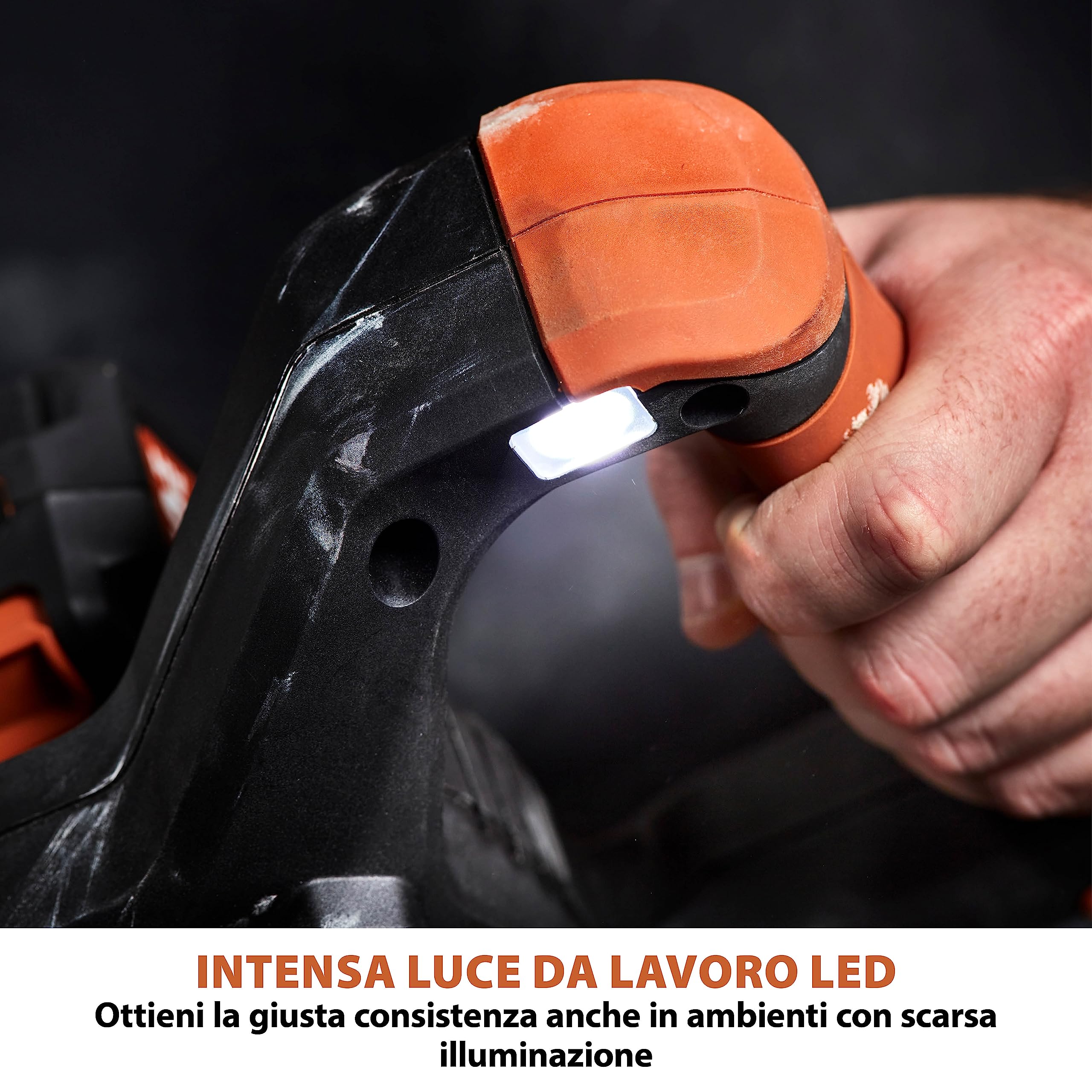 Evolution Power Tools R120MXR-LI (Caricata) - Miscelatore Senza Fili, Portatile, Pagaia Inclusa (Perfetto Per Gesso, Vernice, Malta, Cemento), Batteria E Caricabatteria Inclusa