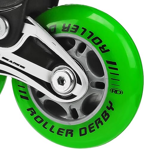 Miniatura 4 de Roller Derby Patines en línea ION 7.2 con marcos de aluminio y tamaño ajustable para pies en crecimiento