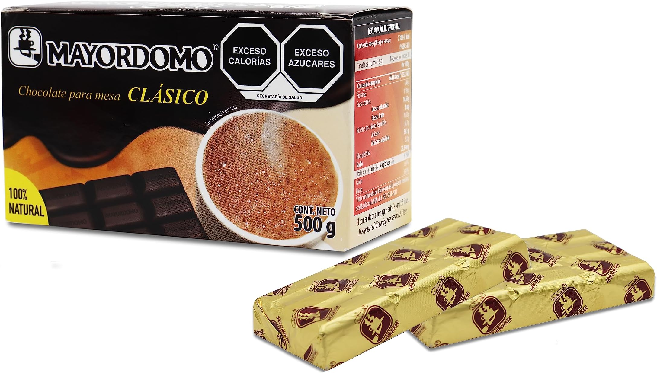 Chocolate El Mayordomo. The taste of Oaxaca (Classic 100% Natural, 500 gr)