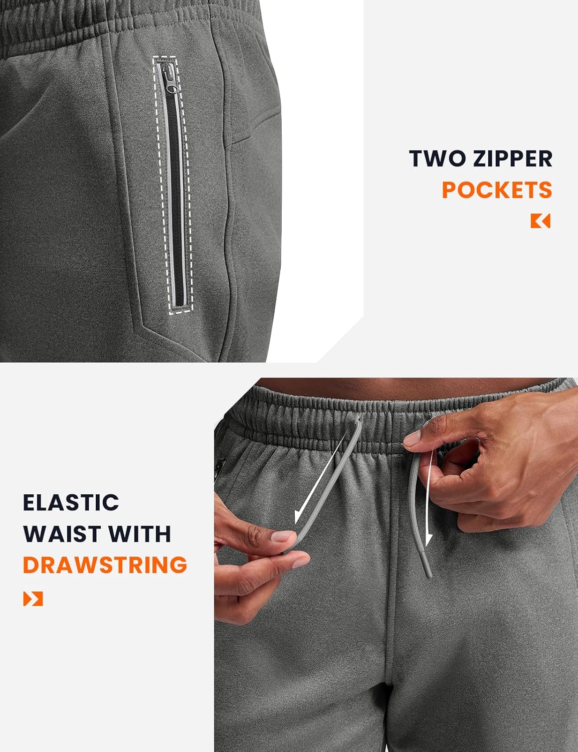 TBMPOY Men's Tracksuits Fleece Lined Sweatsuits 2 Piece Set Outfits Warm up Athletic Sports Casual Full Zip Jogging Suit - Image 5