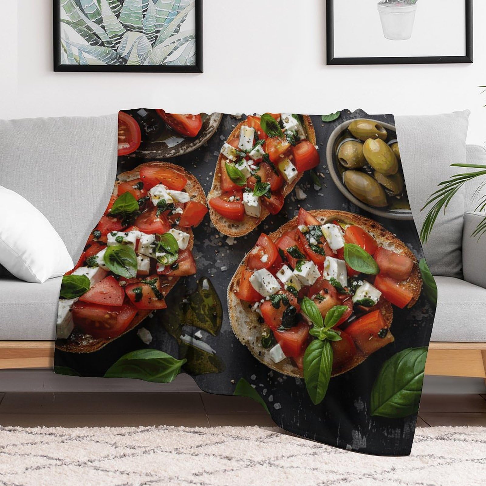 Couverture en micro polaire légère finis les frissons sur votre canapé avec ce plaid doux