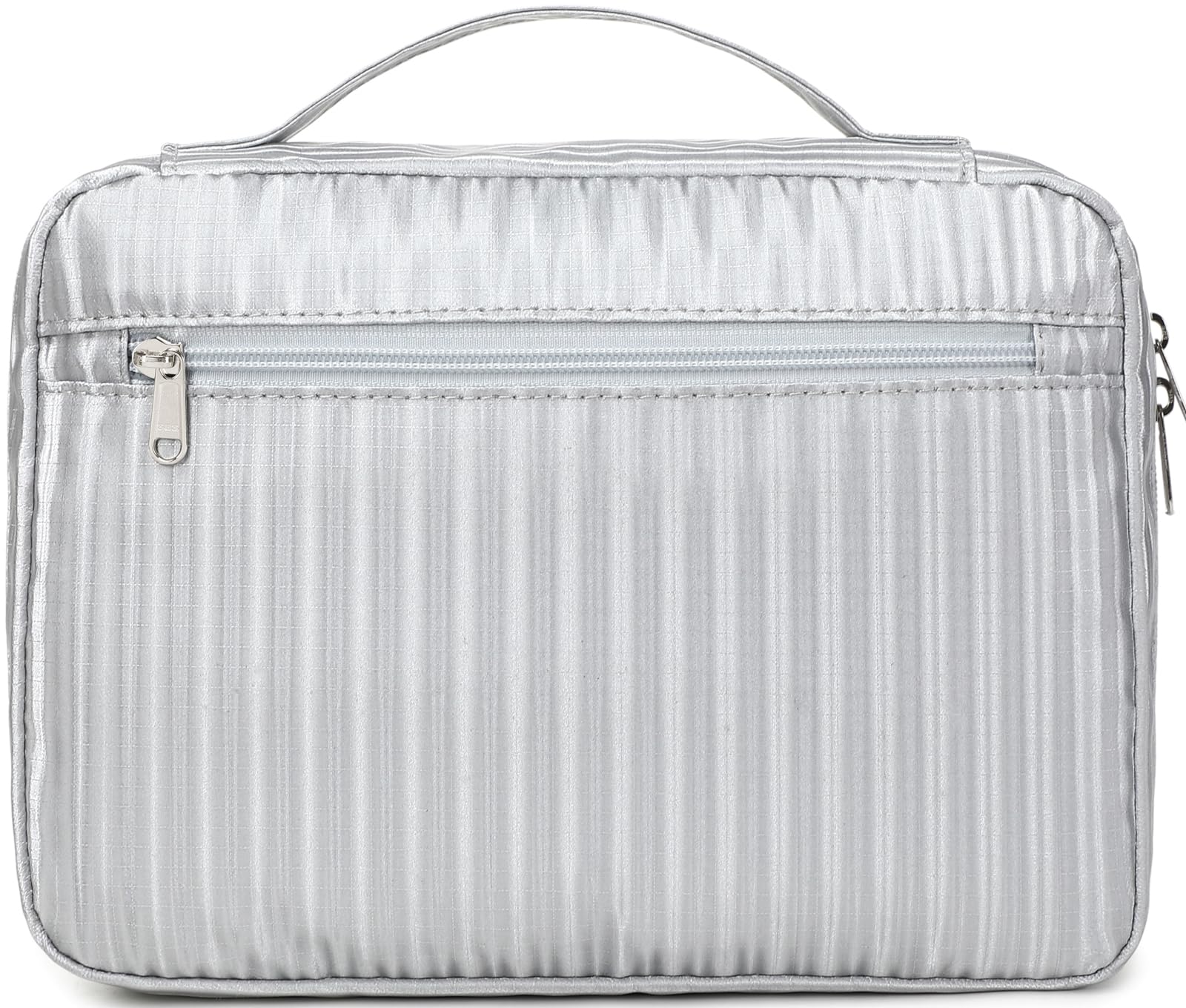JIANYA Bible Cover Case, Silver Bible Carrier Bible Book Cover Bag