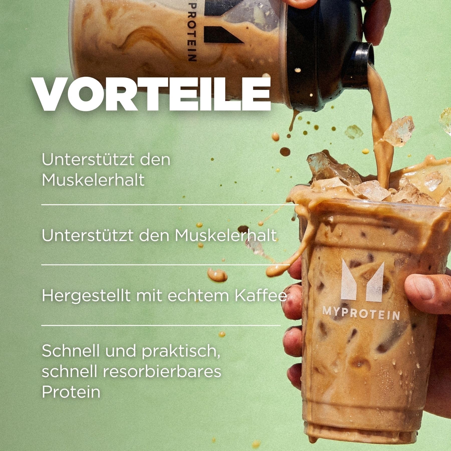 Myprotein Protein Iced Coffee | Iced Latte - 20 Portionen | 20 g Protein | Nur 111 kcal | Mit echtem Kaffee und natürlich gewonnenem Koffein | Unterstützt Muskelaufbau und Regeneration