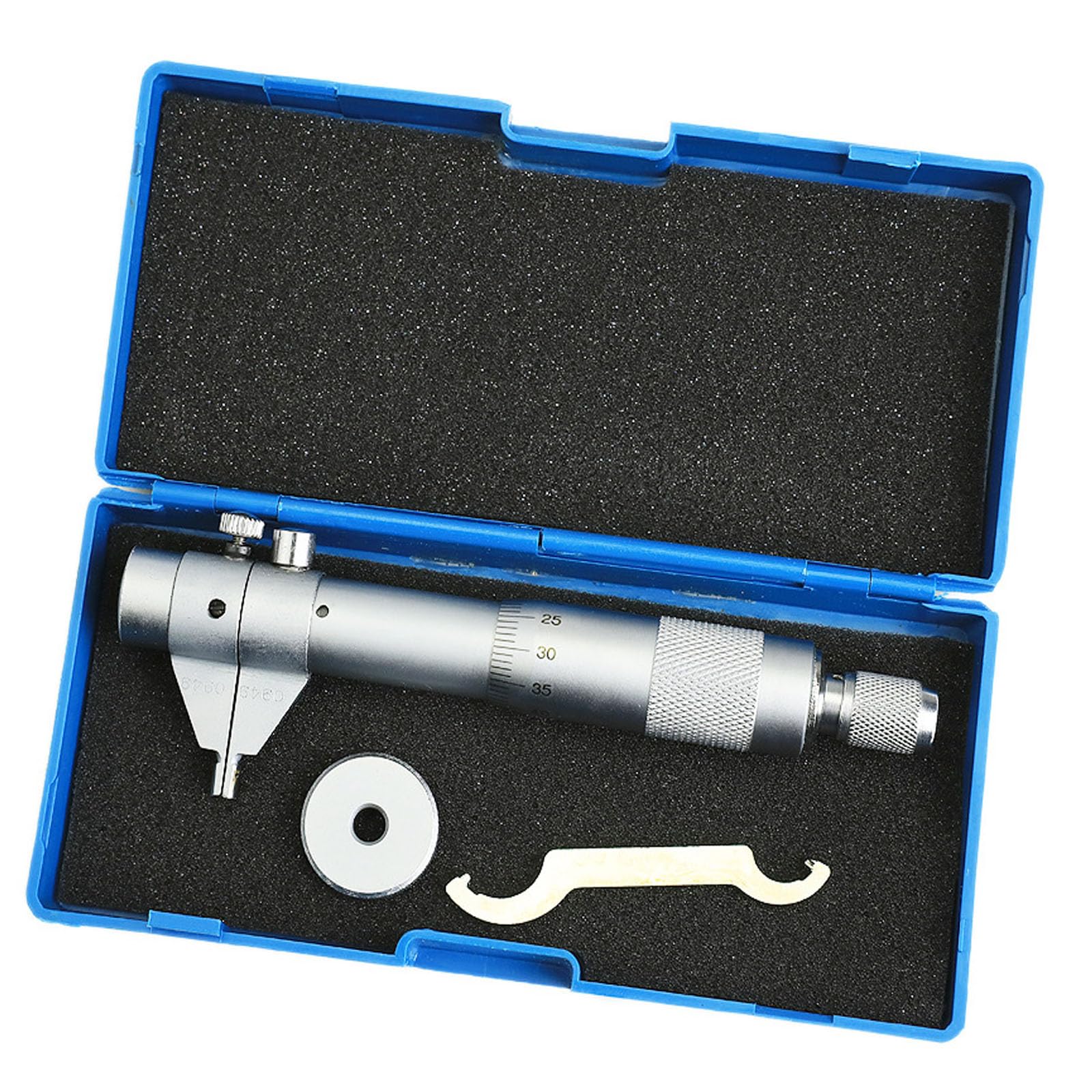 Micrometro per Interni, Calibro A Corsoio con Anello di Calibrazione, Alta Precisione 0,01 Mm, 5-30 Mm, 25-50 Mm, 50-75 Mm, 75-100 Mm, 100-125 Mm, 125-150 Mm, 75–100 mm