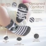 Organic Cotton Baby Socks 0-6 Months 8 Pairs Newborn Socks Gripper Socks Soft Breathable Comfortable Non-Irritating Baby Socks for Infants