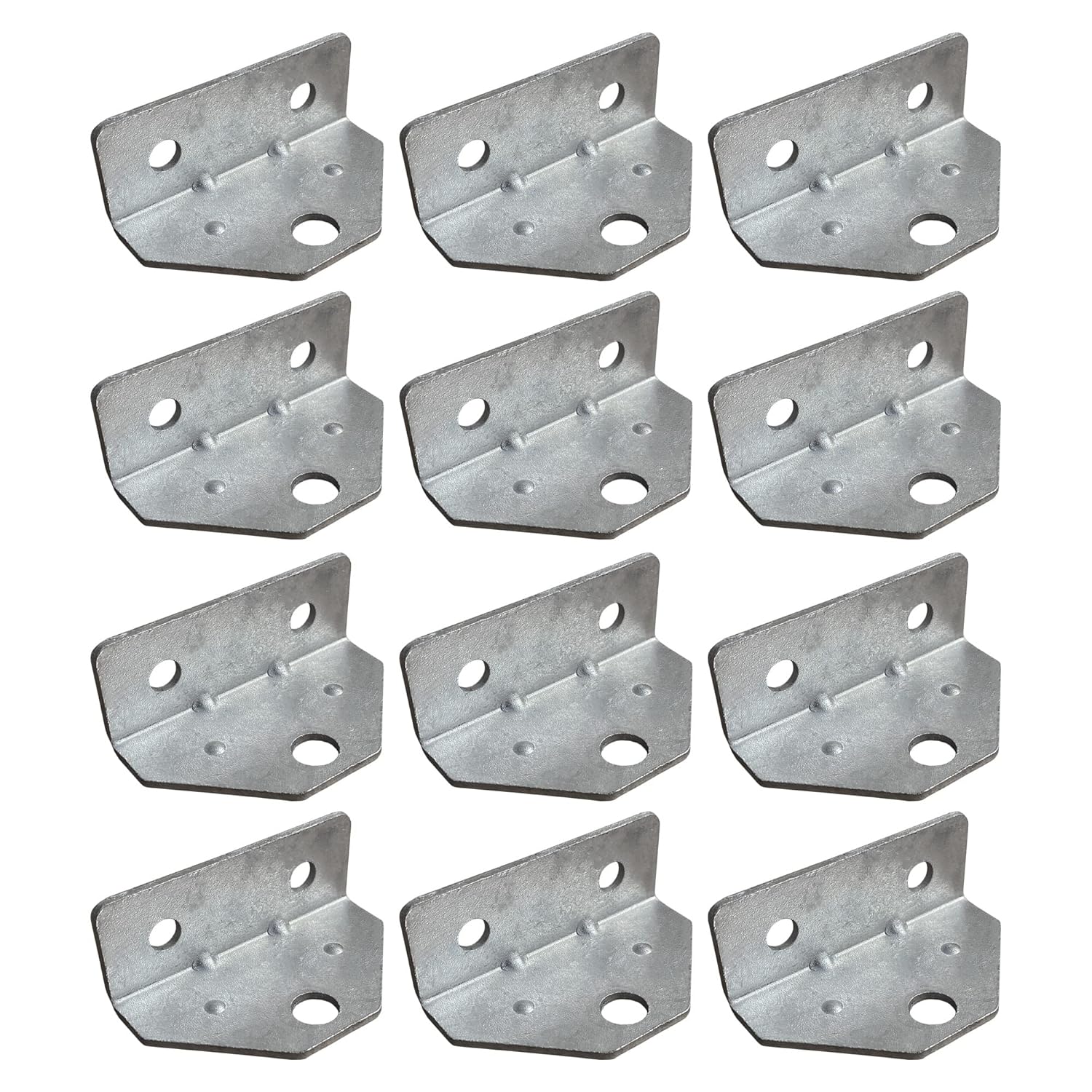 20 Pack Swivel Top Angle Bracket Bolster Bunk Board Adjustable for Boat Pontoon Trailer (20)