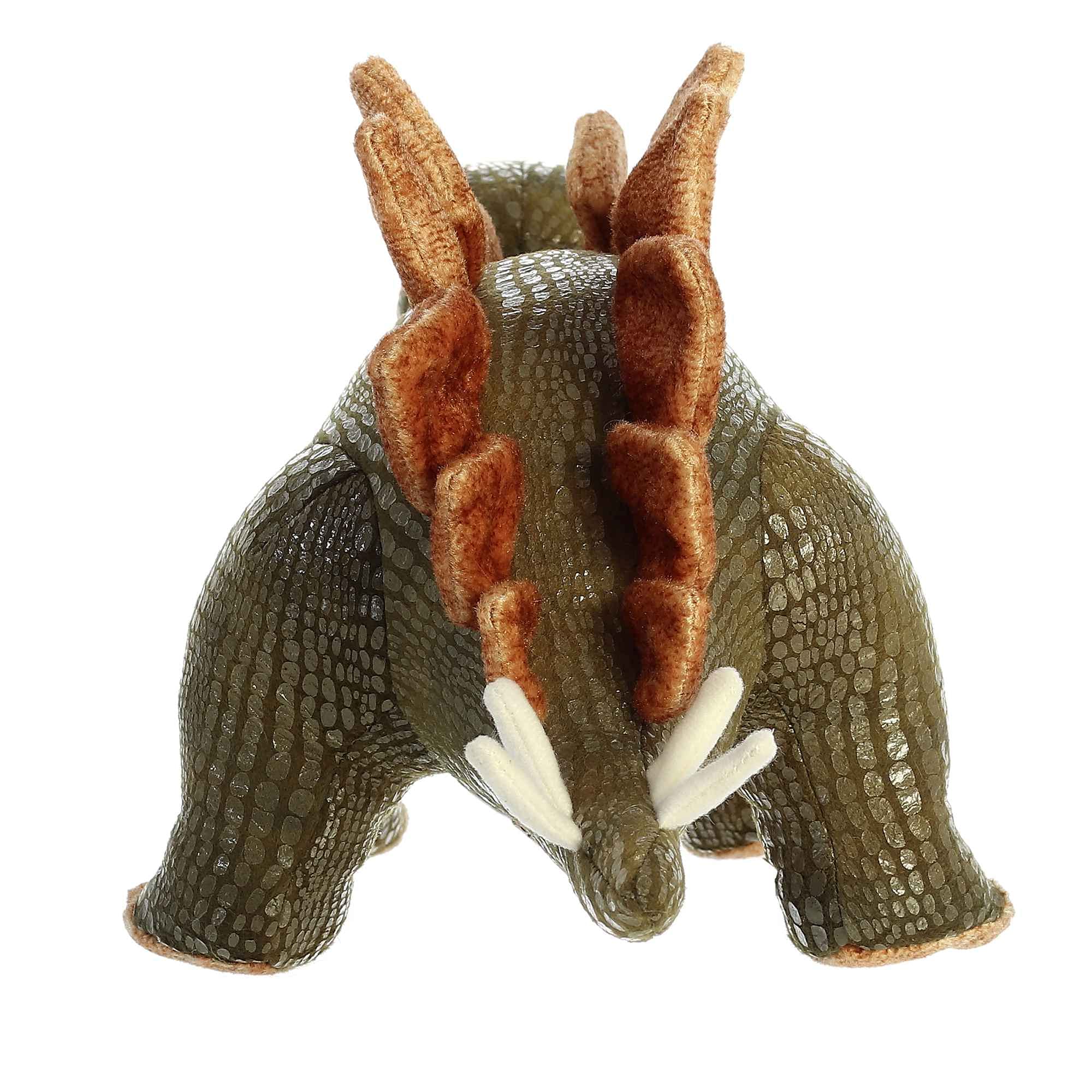Aurora(r) Ferocious Dinos & Dragons Stegosaurus Stuffed Animal - Prehistoric Fun - Cuddly Companions - Green 13 Inches - Image 5