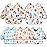 Lictin Long Sleeve Bibs 5 Pack - Baby Bibs for Boy, Waterproof Toddler Bibs, 0-24 Months Neutral Baby Smock for Eating, Reusable Infant Baby Bibs for Feeding Teething or Weaning