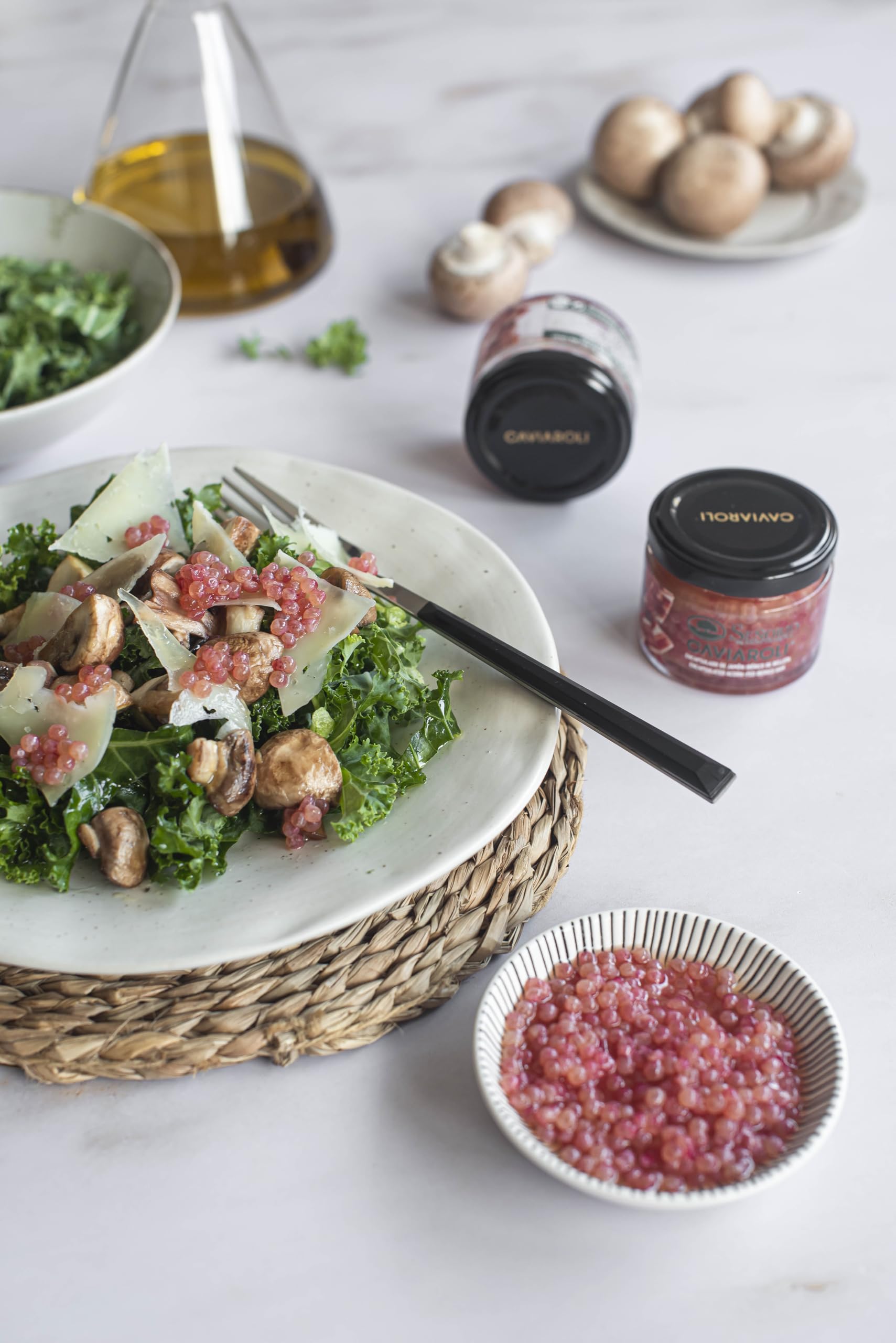 Caviaroli Perlas de Aceite de Oliva Virgen Extra sabor Jamón Ibérico de Bellota Gourmet 50 gramos