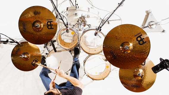 Meinl Cymbals CC-141620+18 Classics Custom Bonus Pack Cymbal Box Set with 18 Crash