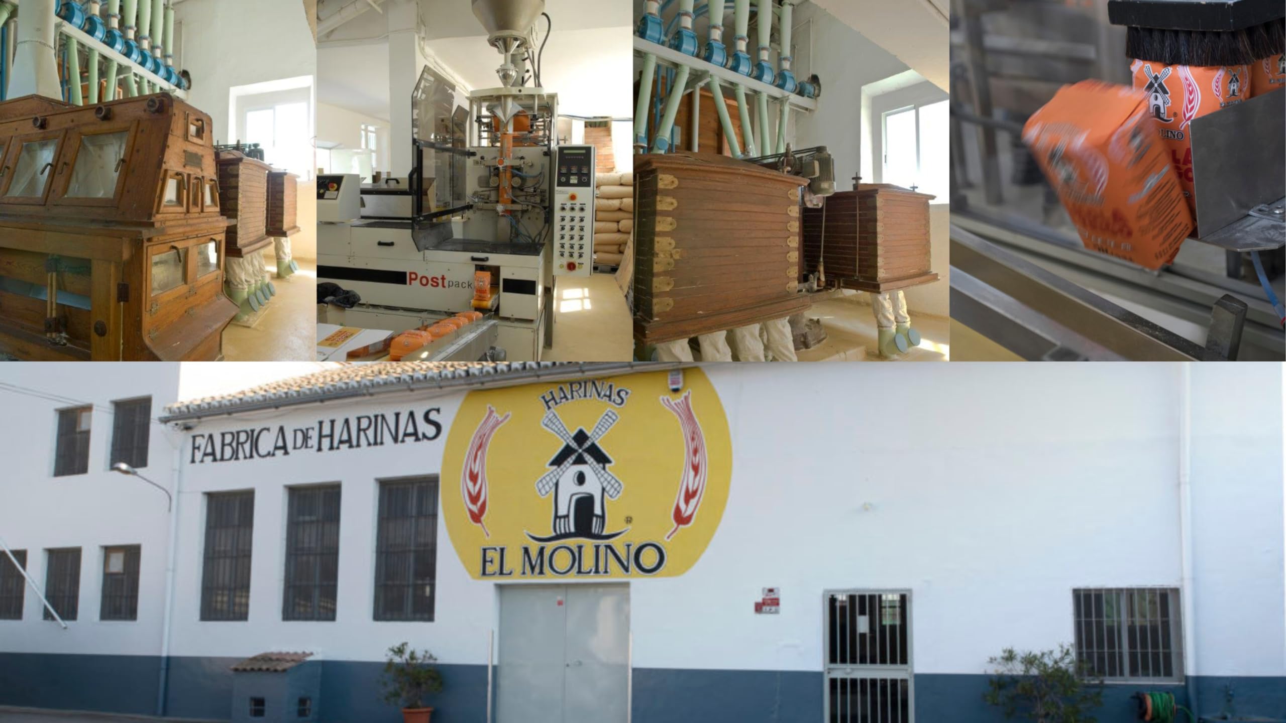 Harina Candeal de Trigo · El Molino Molida a Piedra · Bolsa 2Kg · Pan y Repostería