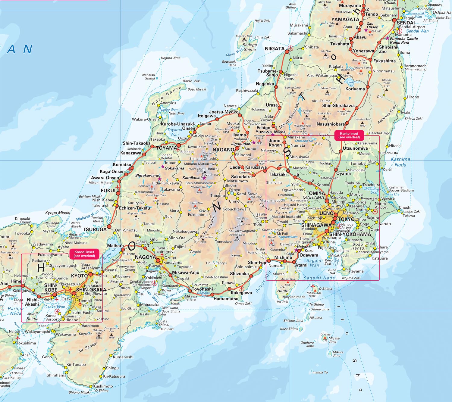 Collins Rail Map of Japan: Plan your flight-free Japanese adventure