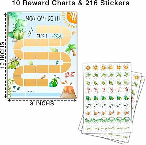 Miniatura 9 de Tabla de recompensas temáticas de animales de granja, 20 tablas de comportamiento para niños con 432 calcomanías redondas, tabla de responsabilidad