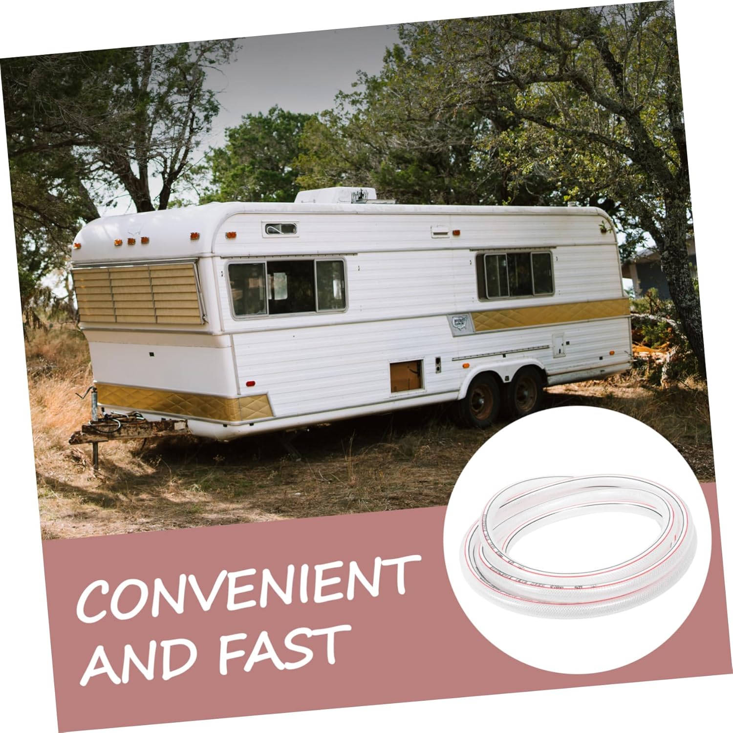 Water Hose Flexible Hose with Quick Connect Feature for Camping and Outdoor Activities Portable Water Supply for and Trucks