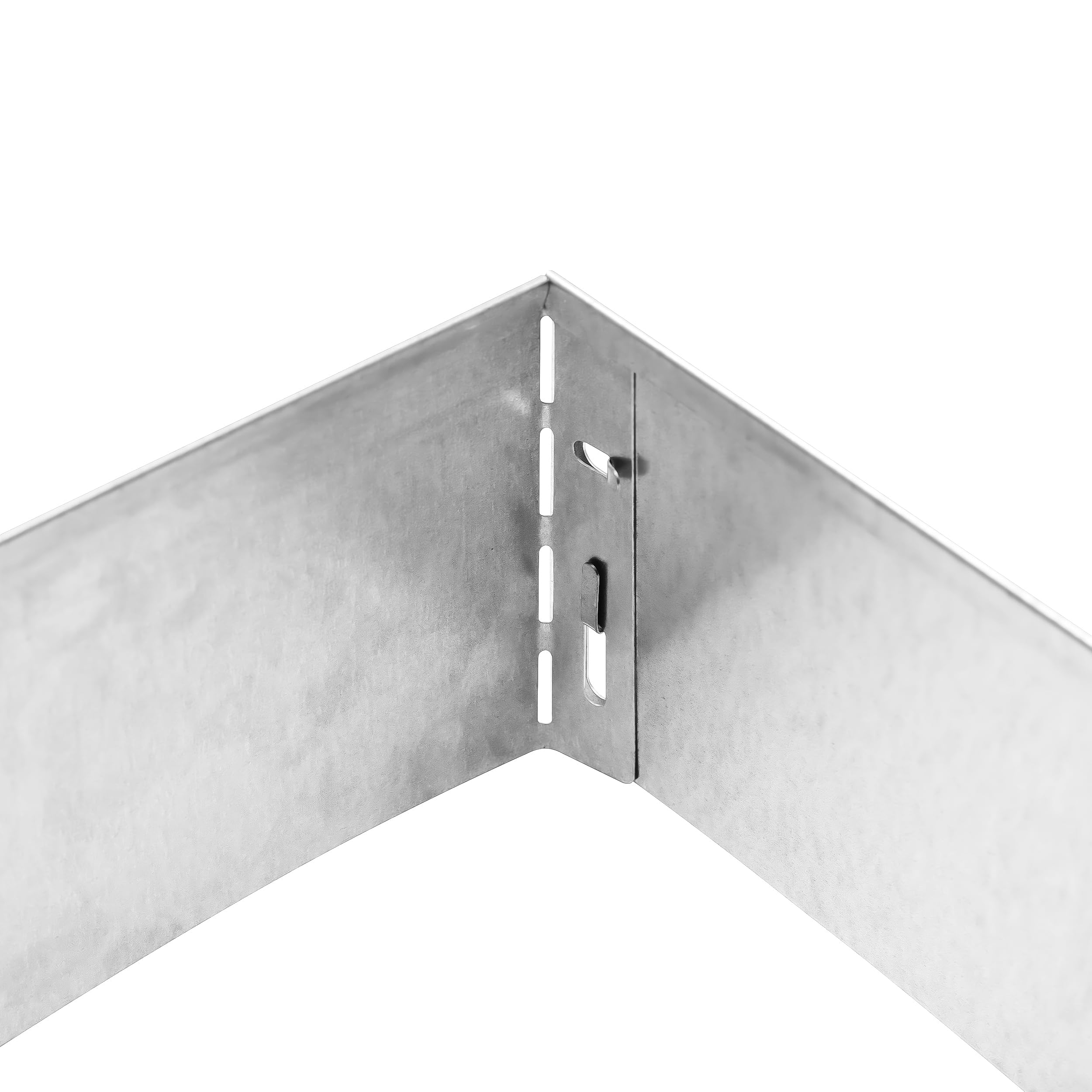 Rasenkantenprofile Stahl 16er Set – 16 Stück a 119,5 x 13 cm (19,12 m) – Beeteinfassung Metall für klare Mähkanten – Rasenkanten Metall für Gartenästhetik – Langlebig und Wetterbeständig