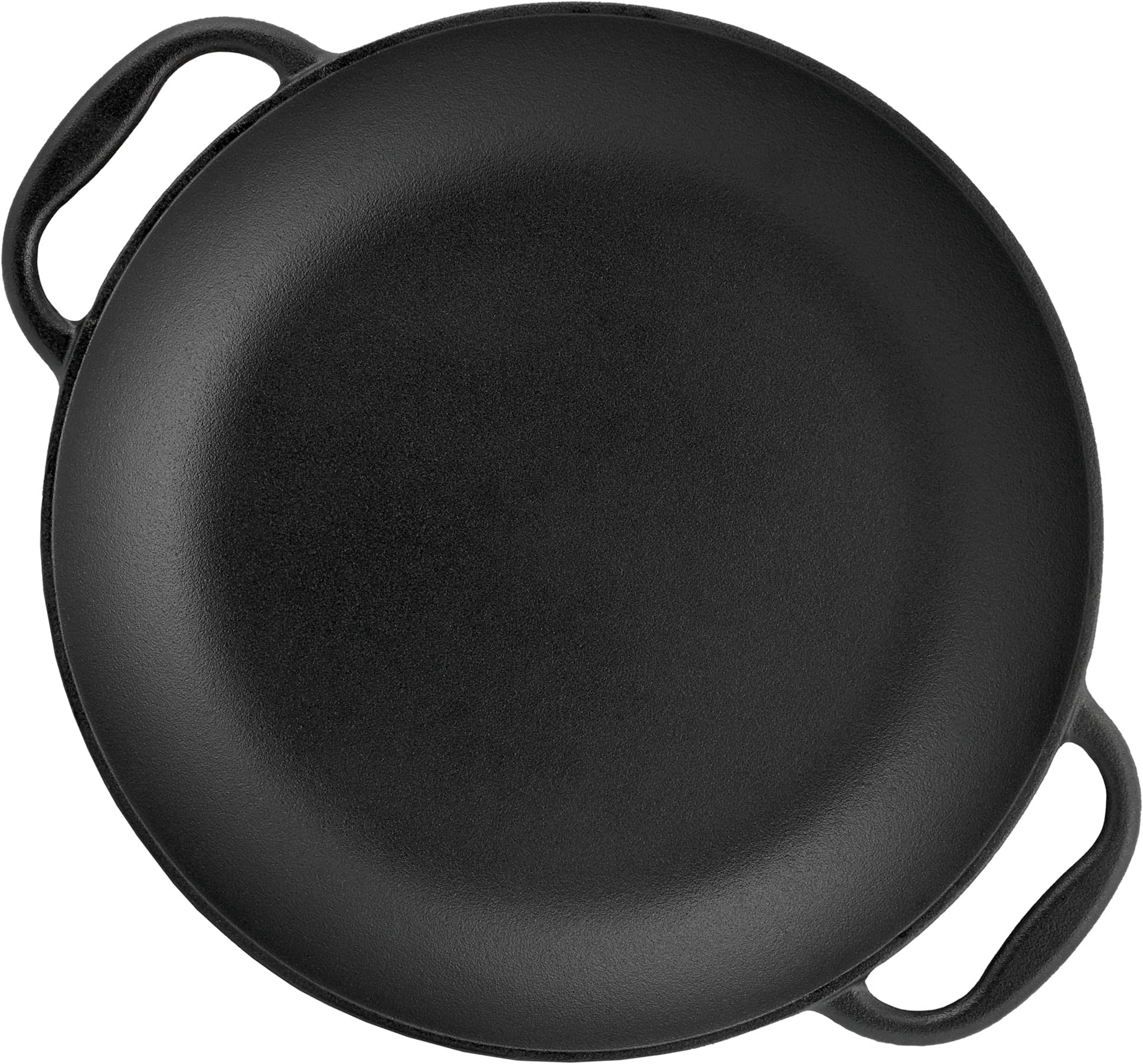 BBQ-Toro Traditional Paella Pan for 6 People, Diameter 36 cm, Cast Iron Grill Pan with Handles, Pre-seasoned, Pre-seasoned, Paella Pan for Grill, Gas Hob, Electric Hob