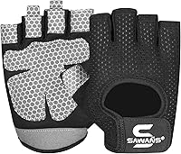 SAWAN Workout Gloves Men Women: Lightweight Breathable Microfiber, Non-Slip Silicone Grip for Weight Lifting, Gym, Cycling, Pull-Ups