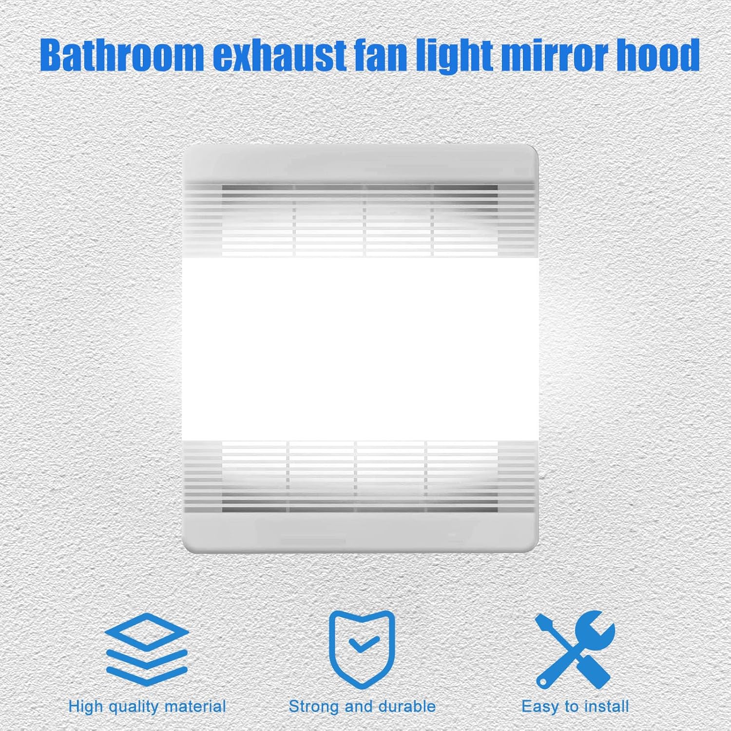 S53740000 Bathroom Vent Fan Light Lens Cover, Exhaust Heater Light Lens Compatible for Broan Nutone Heater & Ventilation Fan