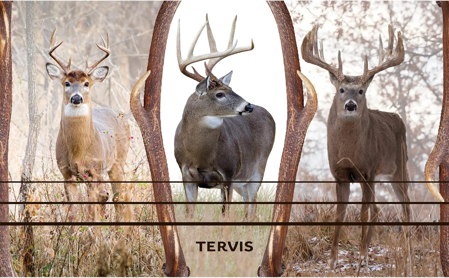 Tervis Traveler Deer Trio Triple Walled Insulated Tumbler Travel Cup Keeps Drinks Cold & Hot, 20oz, Stainless Steel - Image 2