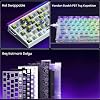 Aula Hero 68 He Manyetik Klavye Rapid Trigger Silver Switch 8000Hz RGB Neon TKL Hot Swap Oyuncu Klavyesi Şeffaf