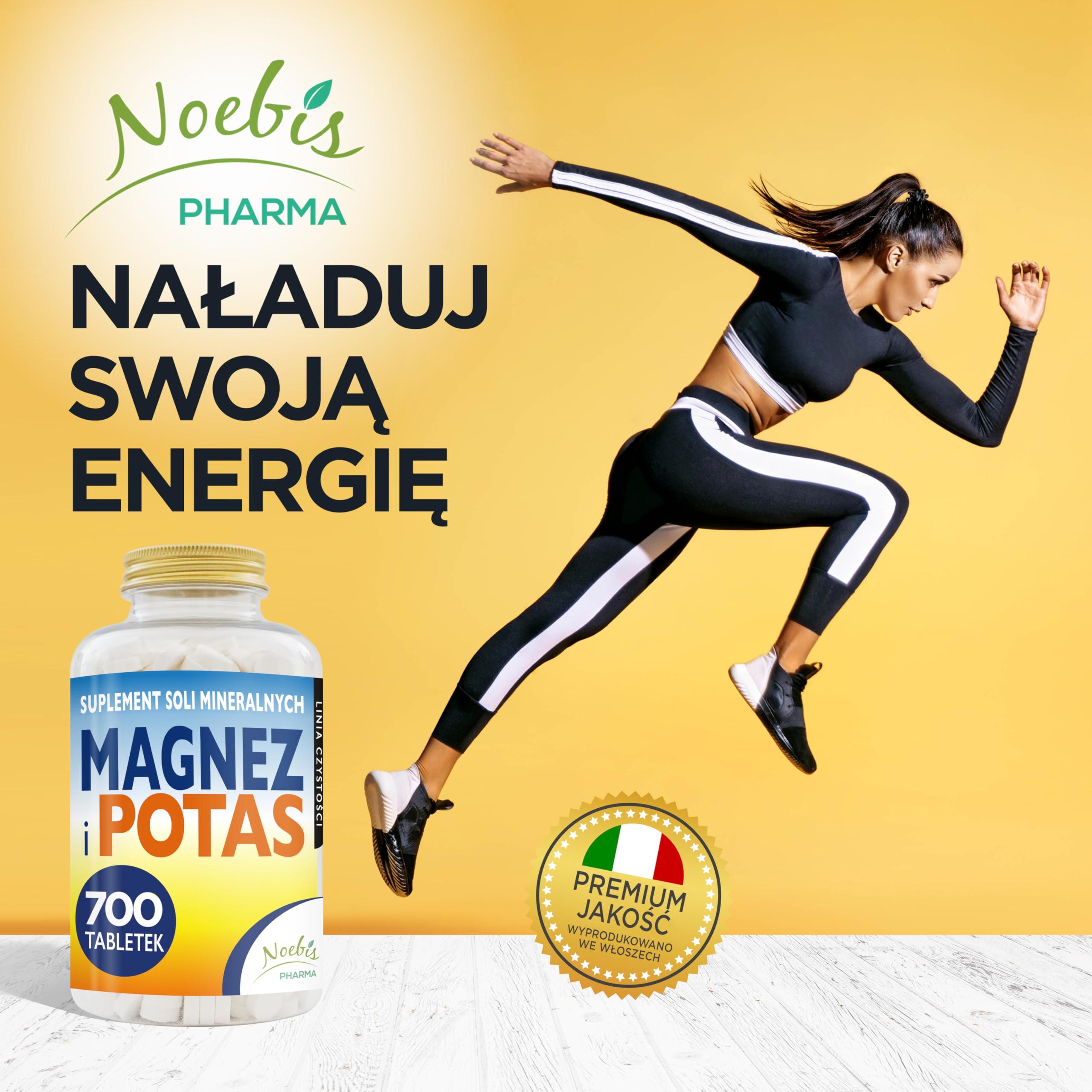 Magnez i potas 1400 tabletek – cytrynian magnezu i cytrynian potasu – przeciw zmęczeniu i osłabieniu fizycznemu, upałowi, wysoce przyswajalne sole mineralne – długotrwałe działanie