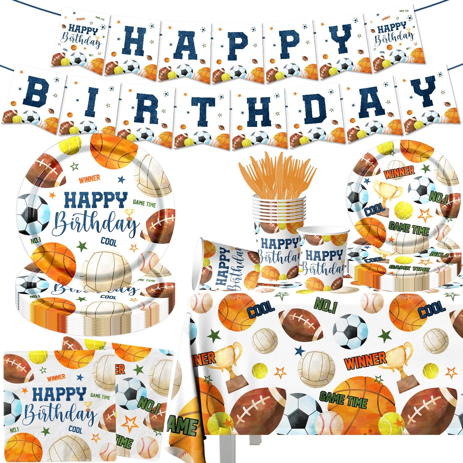 Sports Birthday Party Decorations142pcs Sports Theme