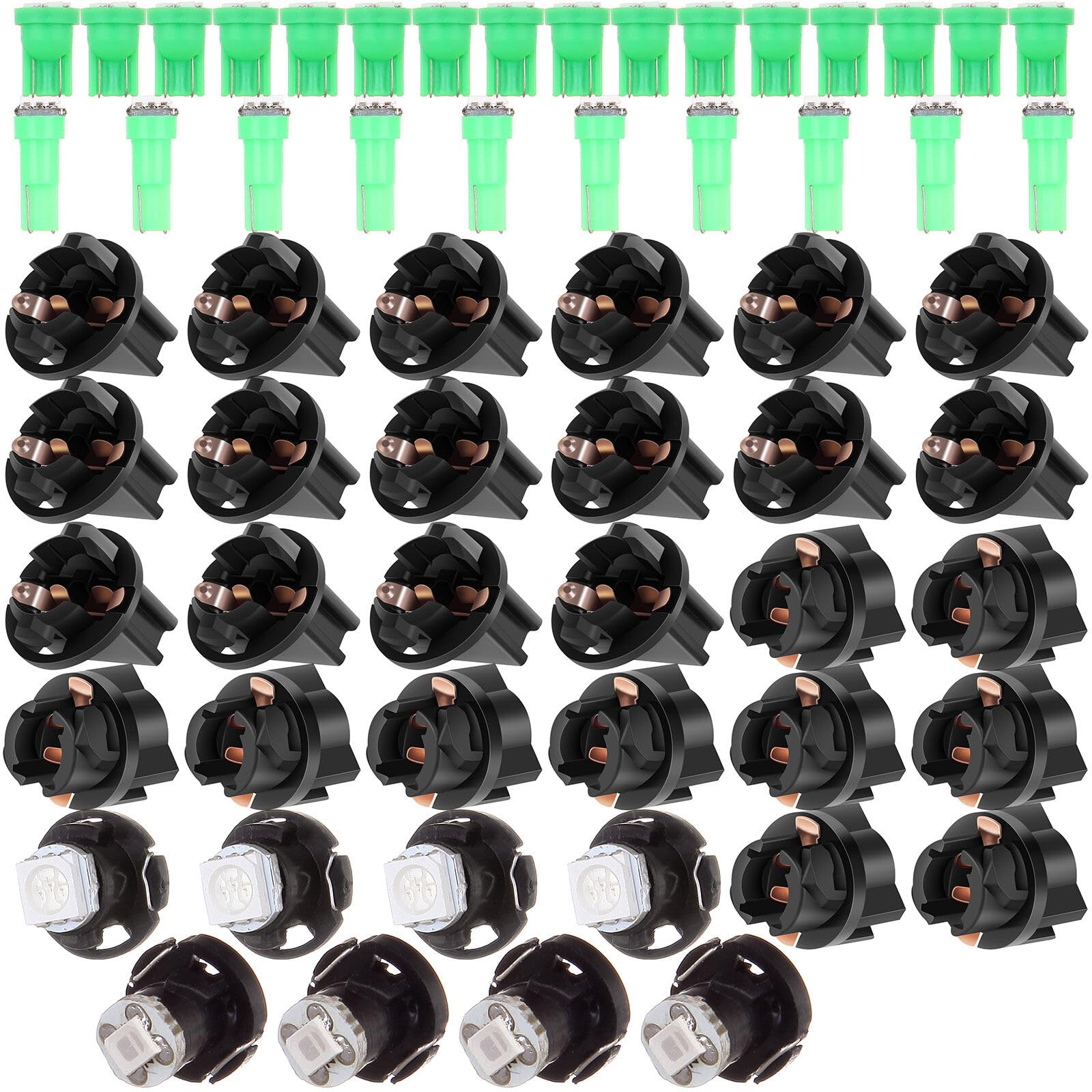 LBRST 16 x T10 6-3020-SMD Green 168 Instrument Lights 16 x T10 168 Twist Lock Socket 10 x T5 1-5050-SMD Green 74 73 2721 Instrument Lights 10 x T5 74 73 2721 Twist Lock Socket