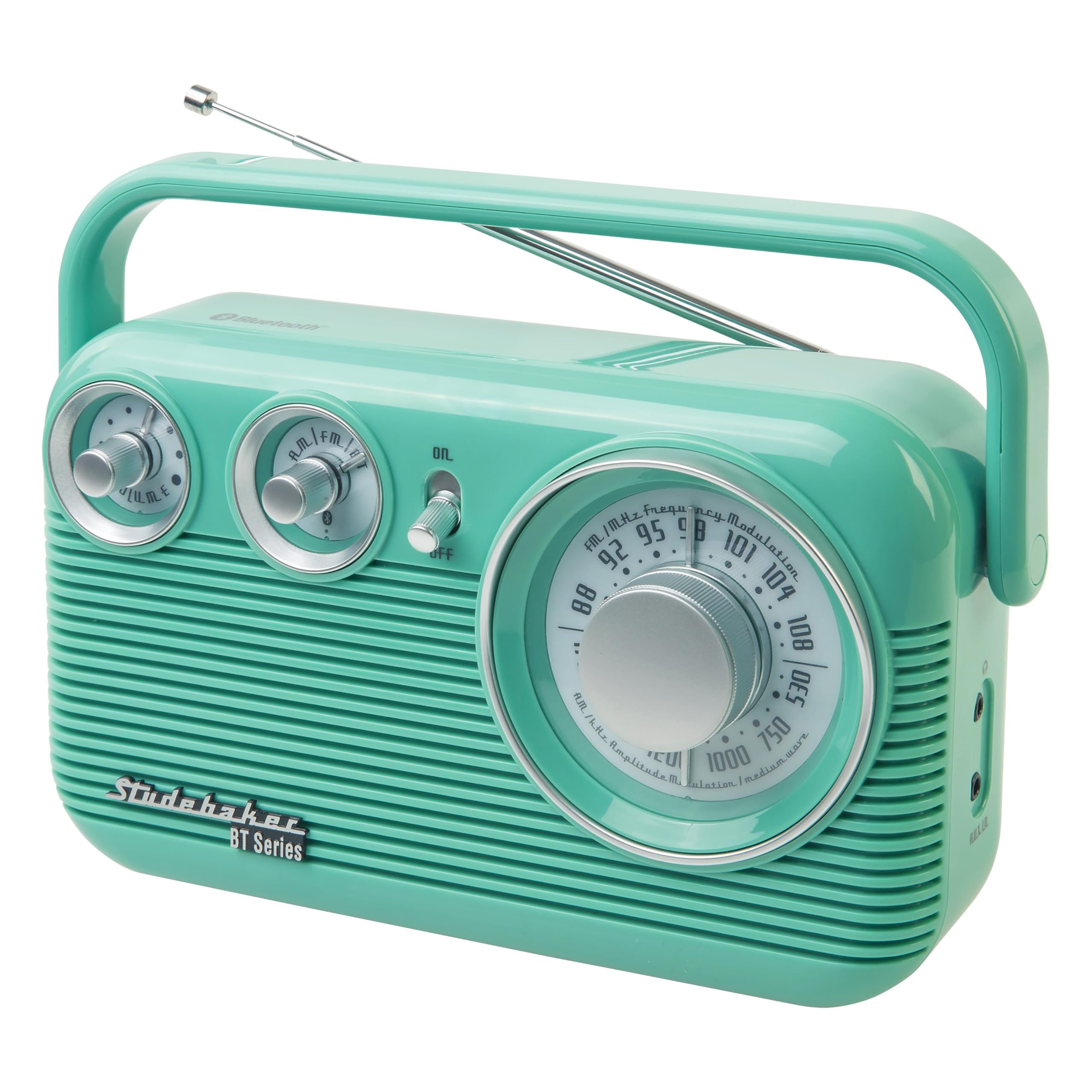 Amazon.com: Studebaker SB2003BT Bluetooth Retro Portable AM/FM