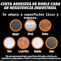 Vista 2 de Gorilla Cinta de montaje de doble cara de servicio pesado XL, 1 "x 120", negro (paquete de 1)