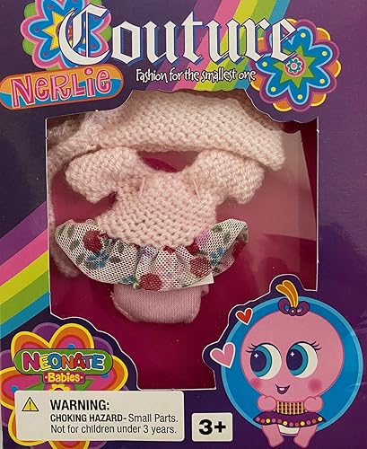 Distroller Neonate Nerlie Girl Ropa Rosa Vestido Blanco Knit Cap SS19