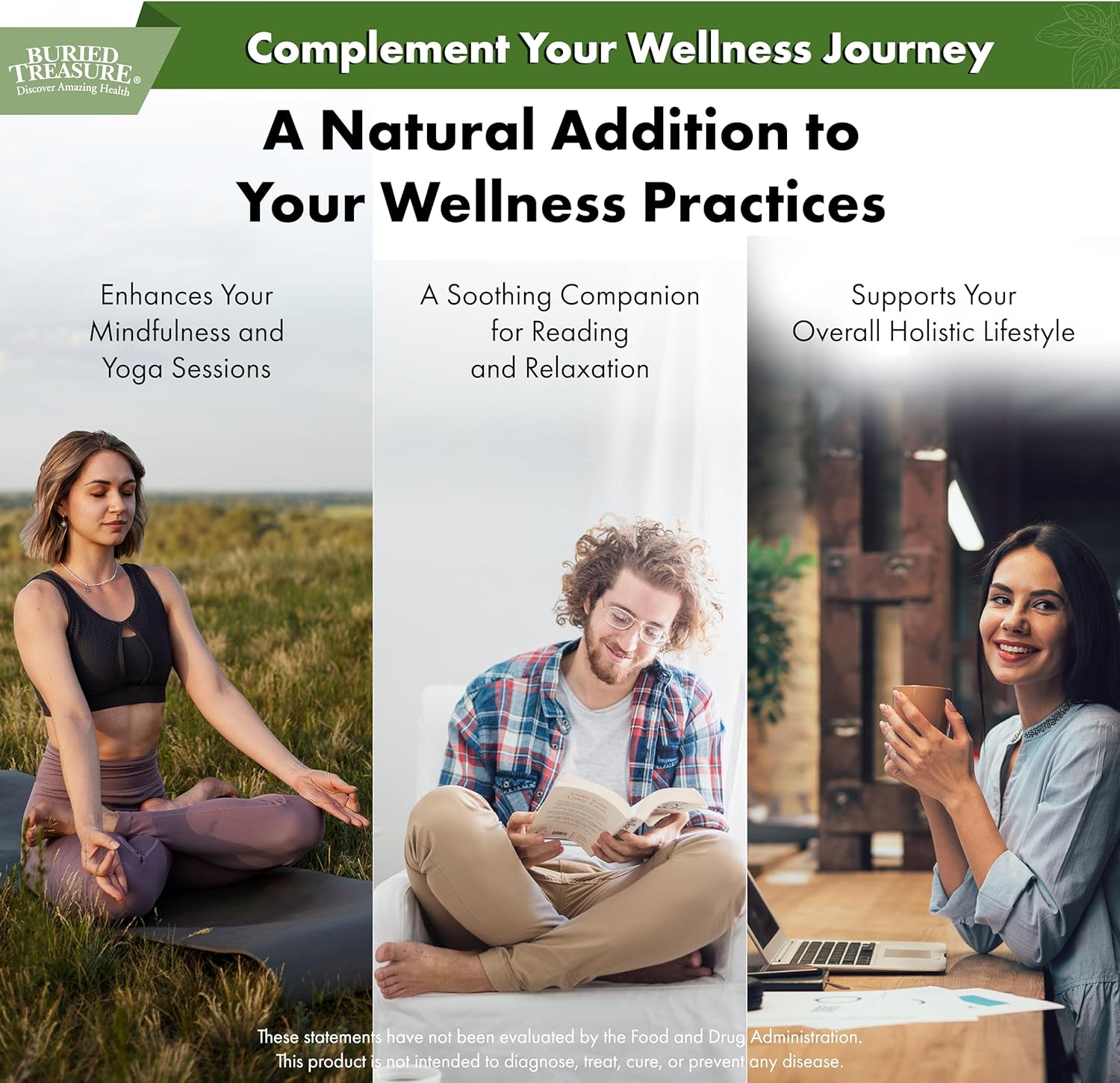 Buried Treasure Chamomile Drops – 30 Servings, 2oz, Liquid Herbal Calm Supplement for Relaxation Support, No Sugar Added - Image 6