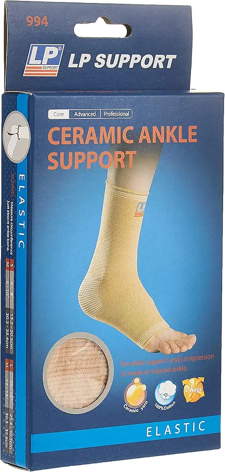 994 Ceramic Ankle Support - L - Tan