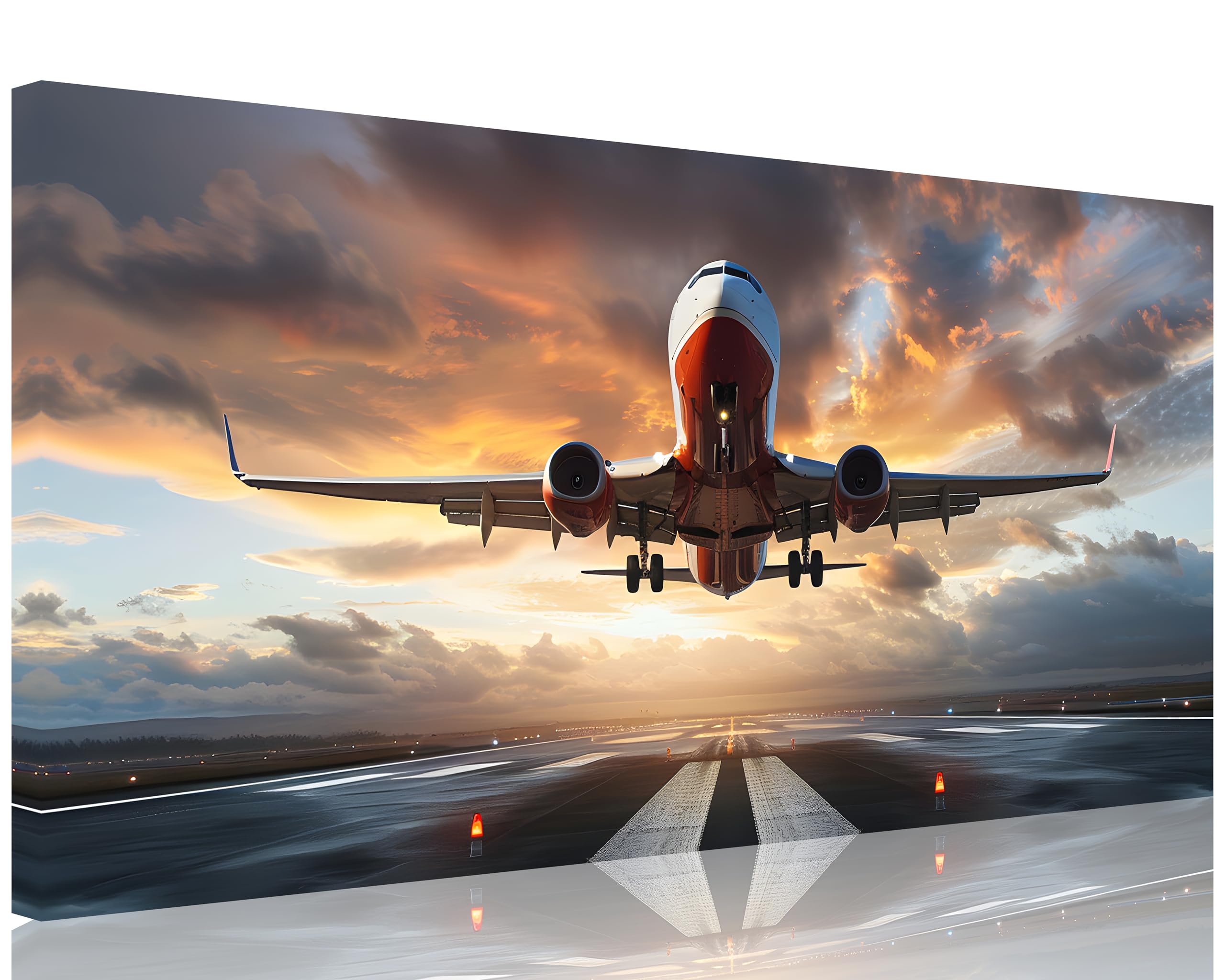 TutuBeer Airplane Canvas Aviation Pictures Wall