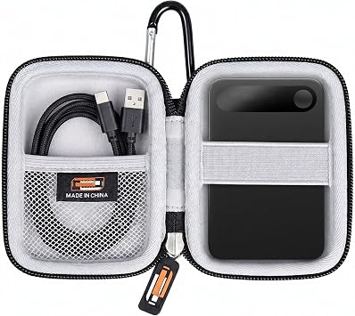 Hard EVA Carrying Case Compatible with Pocket/ABVPO/Comulytic AI Voice Recorder, Universal Digital AI Voice Recorder Protective Travel Storage Bag Dustproof Droproof Case Only