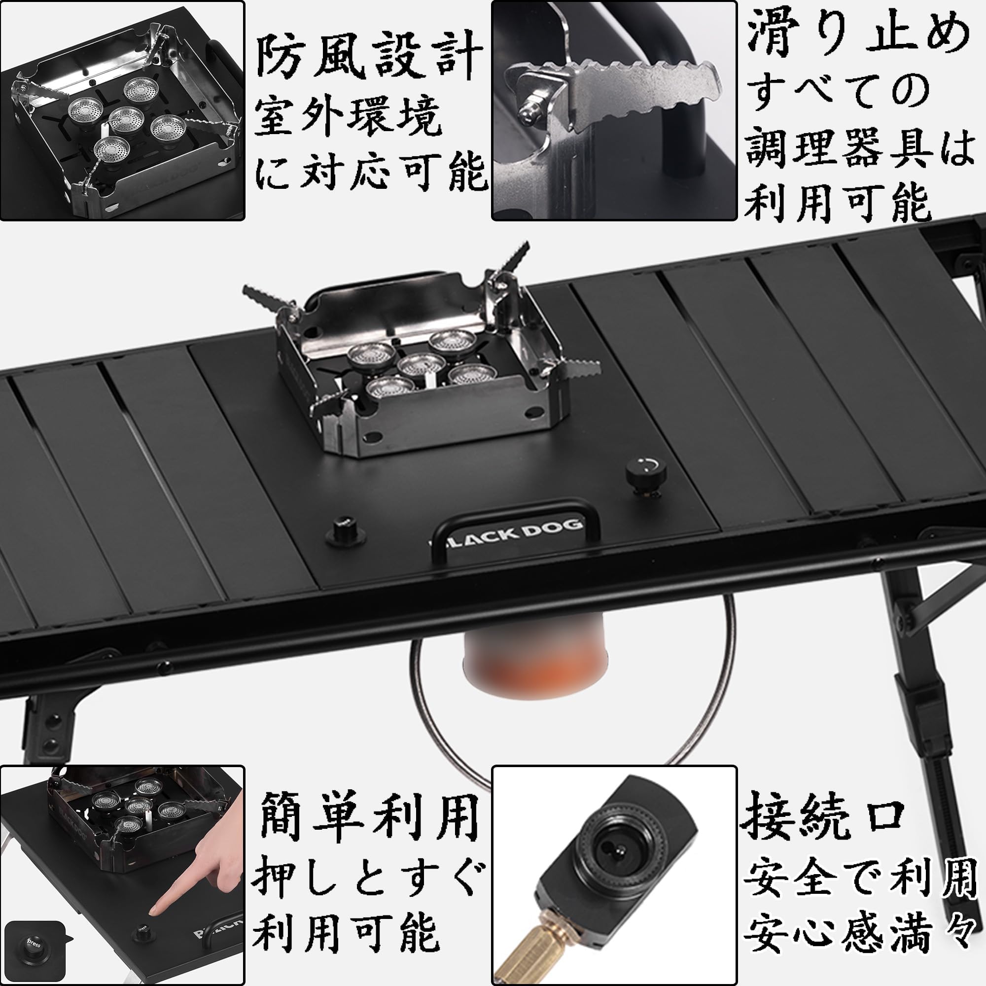 Amazon.co.jp: Blackdog igt テーブル 七つユニット デスク広くなれ 5