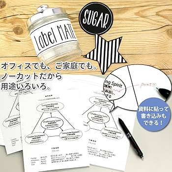 Amazon.co.jp: ニチバン マイタックラベル ノーカット A4判 20シート